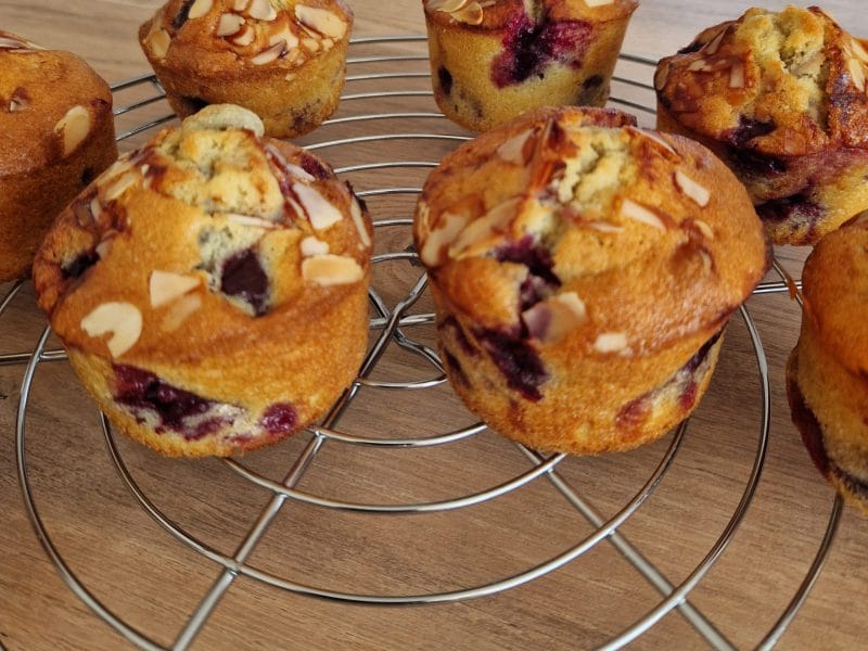 Cliquez pour zoomer ! Muffins aux cerises Thermomix par Murmur