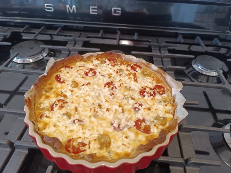 Cliquez pour zoomer ! Quiche poulet et tomates cerises Thermomix par lindsay_74
