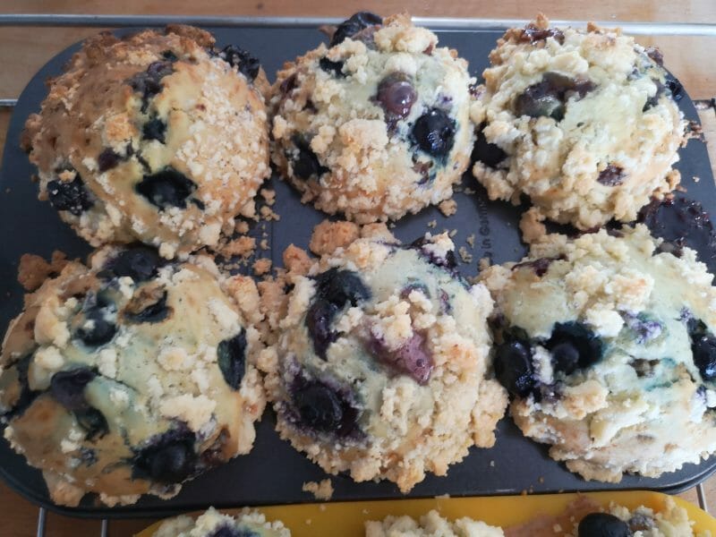 Cliquez pour zoomer ! Muffins aux myrtilles Thermomix par Lau_5