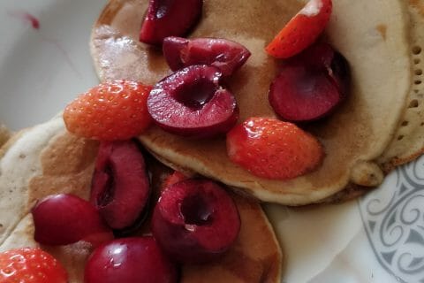 Cliquez pour zoomer ! Pancakes à la banane au Thermomix