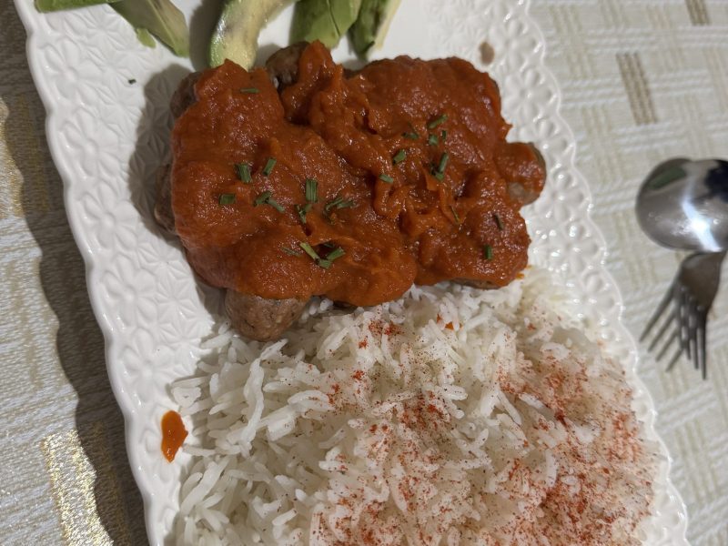 Cliquez pour zoomer ! Boulettes de viande sauce aux poivrons rouges Thermomix par snowahere