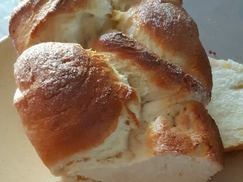 Cliquez pour zoomer ! Brioche sans beurre, sans oeufs Thermomix par ForceFaz