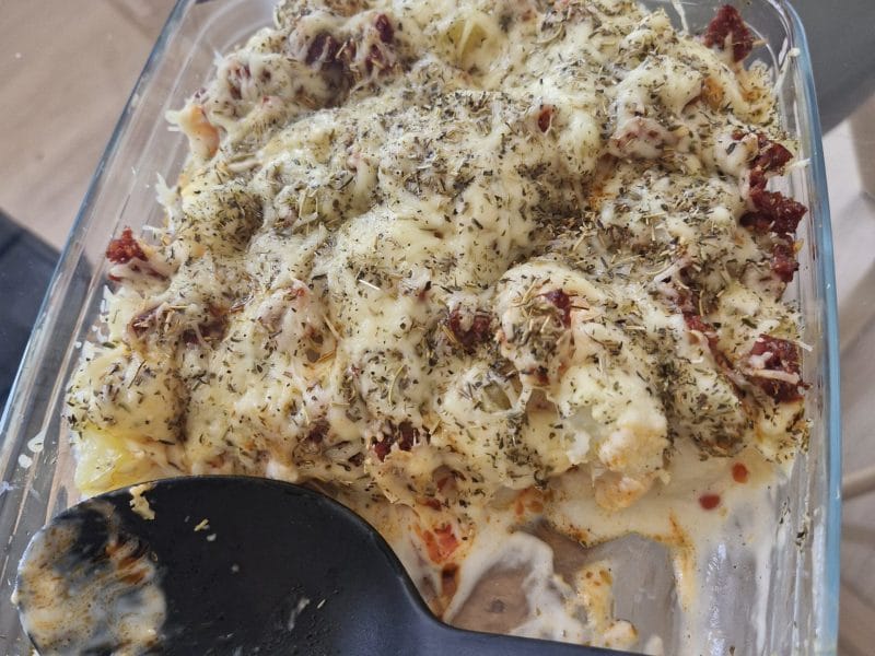 Cliquez pour zoomer ! Gratin de chou-fleur au chorizo Thermomix par orkas
