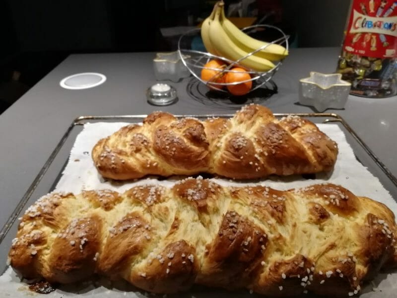 Cliquez pour zoomer ! Brioche tressée à la mie filante Thermomix par Pierdas