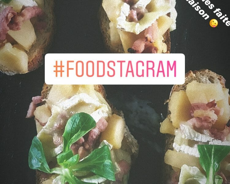 Cliquez pour zoomer ! Tartines normandes pommes et camembert Thermomix par Kristou11