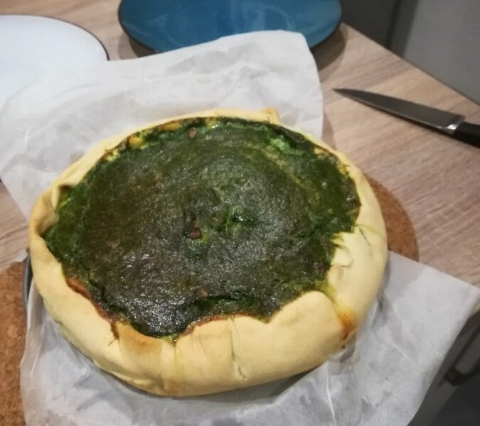 Cliquez pour zoomer ! Quiche épinards et lardons Thermomix par floflo