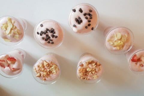 Cliquez pour zoomer ! Mousse de fraises au Thermomix