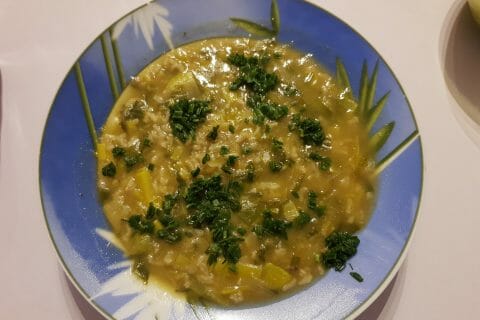Cliquez pour zoomer ! Soupe de poireaux à la ciboulette au Thermomix