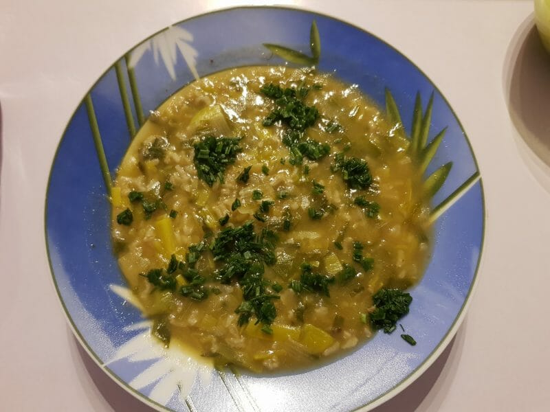 Cliquez pour zoomer ! Soupe de poireaux à la ciboulette Thermomix par Fifiloulou
