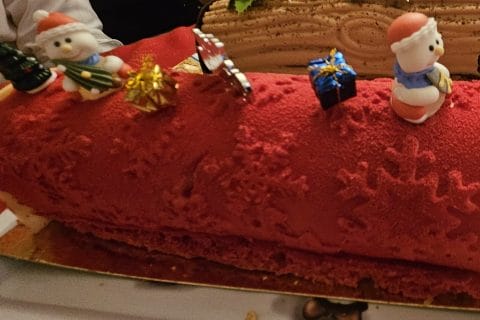 Cliquez pour zoomer ! Bûche citron et framboises Thermomix par Meme Elle