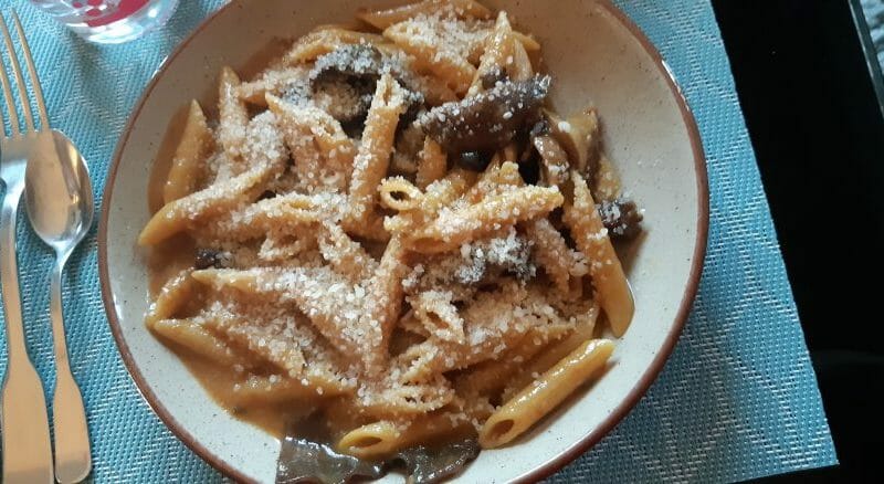 Cliquez pour zoomer ! Penne aux bolets (cèpes) Thermomix par Meme Elle