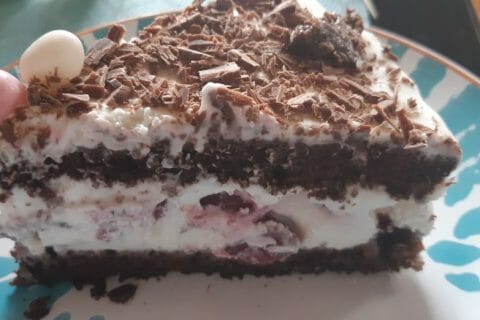 Cliquez pour zoomer ! Bûche forêt noire Thermomix par Meme Elle