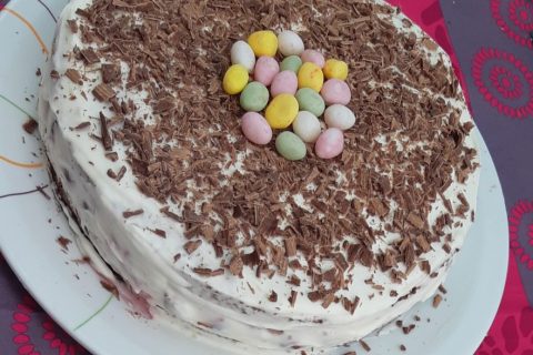 Cliquez pour zoomer ! Bûche forêt noire Thermomix par Meme Elle