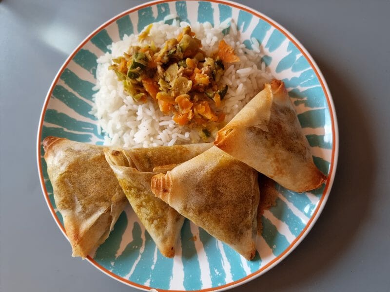 Cliquez pour zoomer ! Samoussas de légumes Thermomix par Meme Elle