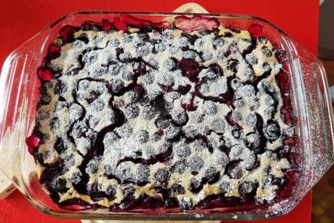 Cliquez pour zoomer ! Clafoutis aux framboises Thermomix par Meme Elle