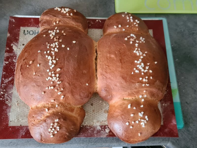 Cliquez pour zoomer ! Cougnou – Coquille de Noël Thermomix par stef50