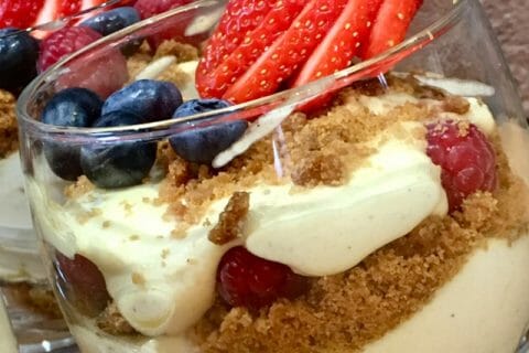 Cliquez pour zoomer ! Tiramisu aux framboises et spéculoos Thermomix par Laurette04