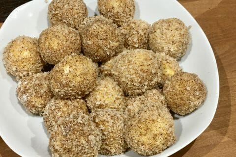 Cliquez pour zoomer ! Croquettes de pommes de terre à la mozzarella au Thermomix