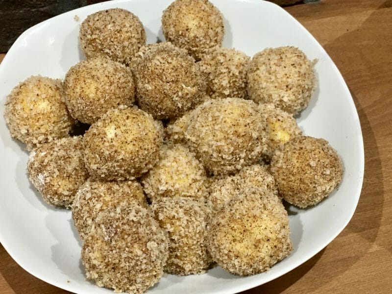 Cliquez pour zoomer ! Croquettes de pommes de terre à la mozzarella Thermomix par Laurette04