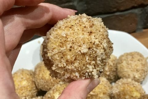 Cliquez pour zoomer ! Croquettes de pommes de terre à la mozzarella au Thermomix