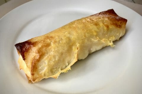 Cliquez pour zoomer ! Brick de saumon et poireaux au Thermomix