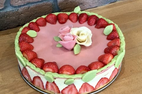 Cliquez pour zoomer ! Fraisier au Thermomix