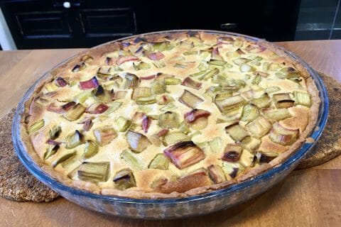 Cliquez pour zoomer ! Tarte à la rhubarbe au Thermomix