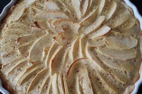 Cliquez pour zoomer ! Tarte normande aux pommes au Thermomix