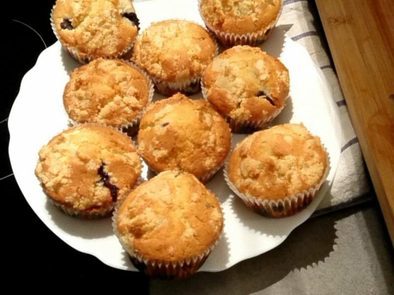 Cliquez pour zoomer ! Muffins aux myrtilles Thermomix par Joliemie