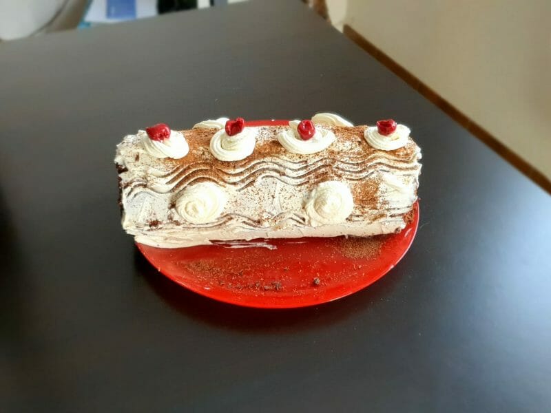 Cliquez pour zoomer ! Bûche forêt noire Thermomix par emmanuelle_8