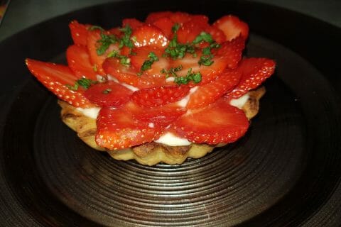 Cliquez pour zoomer ! Tarte aux fraises Thermomix par celine38600