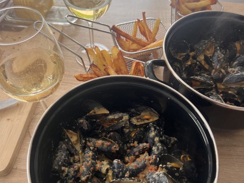 Cliquez pour zoomer ! Moules sauce chorizo Thermomix par Tahani