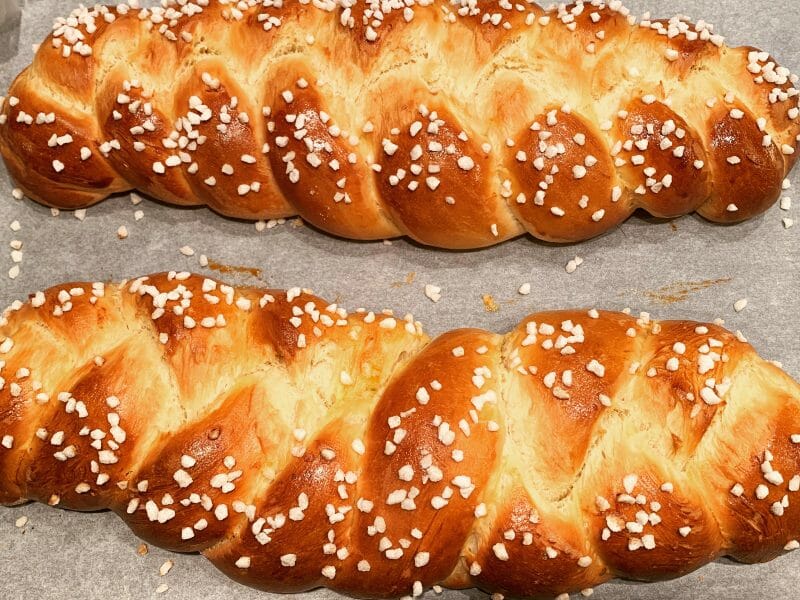 Cliquez pour zoomer ! Brioche tressée à la mie filante Thermomix par Dedey