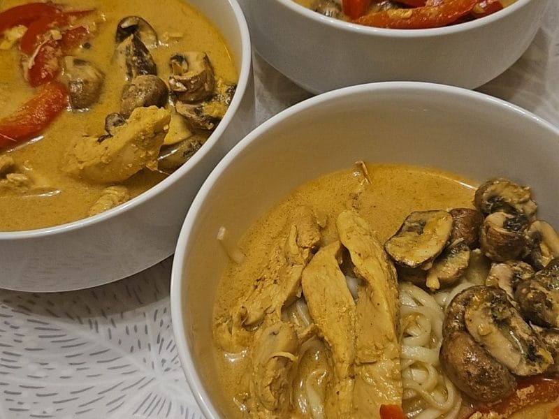 Cliquez pour zoomer ! Ramen thaï au poulet Thermomix par sanga