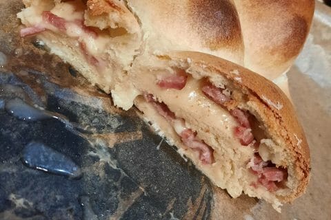 Cliquez pour zoomer ! Brioche salée jambon fromage Thermomix par sanga