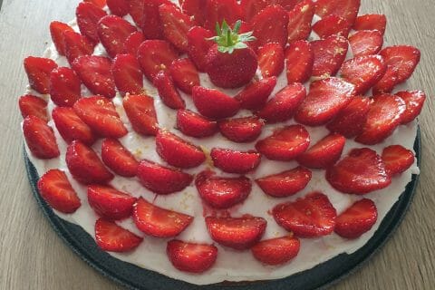 Cliquez pour zoomer ! Tarte aux fraises sans cuisson Thermomix par Louthimlyn