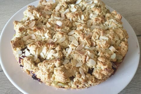 Cliquez pour zoomer ! Cookie-crumble rhubarbe framboises Thermomix par Louthimlyn