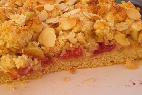 Cliquez pour zoomer ! Cookie-crumble rhubarbe framboises Thermomix par Louthimlyn