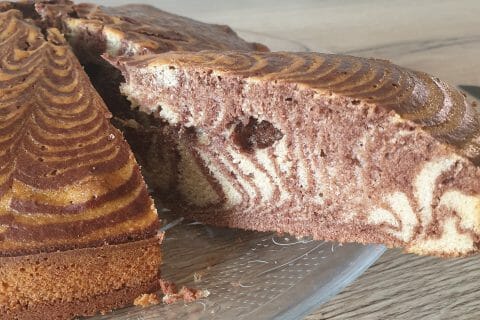 Cliquez pour zoomer ! Gâteau zébré Thermomix par Louthimlyn