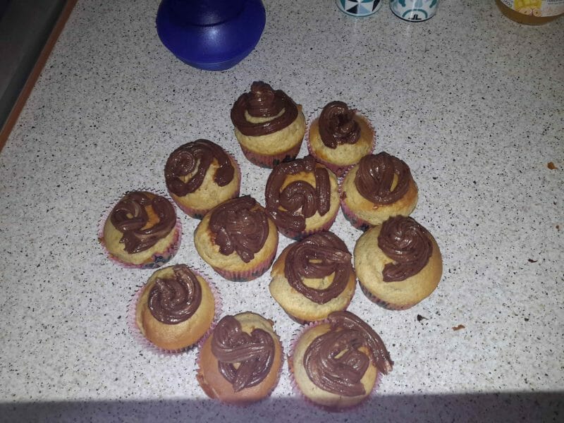 Cliquez pour zoomer ! Cupcakes au nutella Thermomix par Narmo