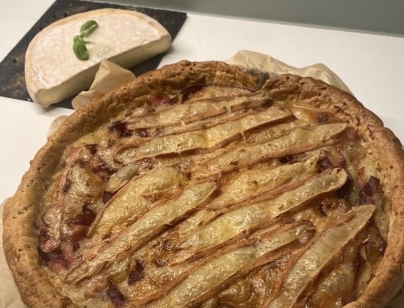 Cliquez pour zoomer ! Tarte aux pommes de terre et lardons Thermomix par Paulann