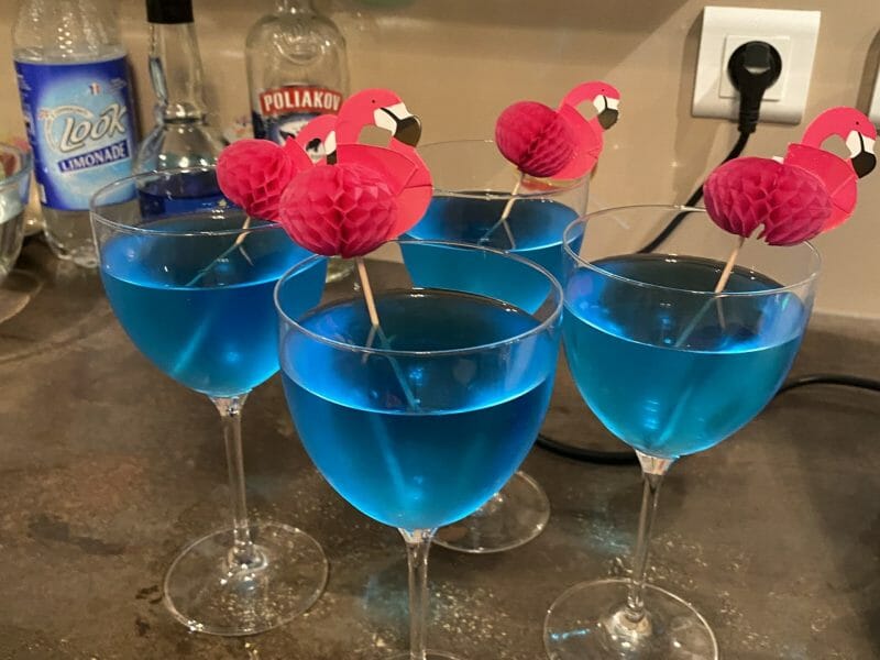 Cliquez pour zoomer ! Cocktail Blue Lagoon Thermomix par Didou68