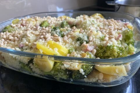 Cliquez pour zoomer ! Gratin de pommes de terre et brocolis Thermomix par Didou68