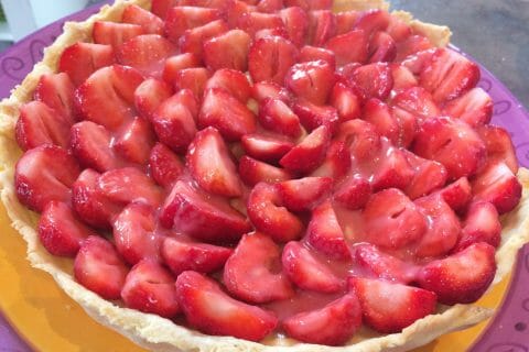 Cliquez pour zoomer ! Tarte aux fraises au Thermomix