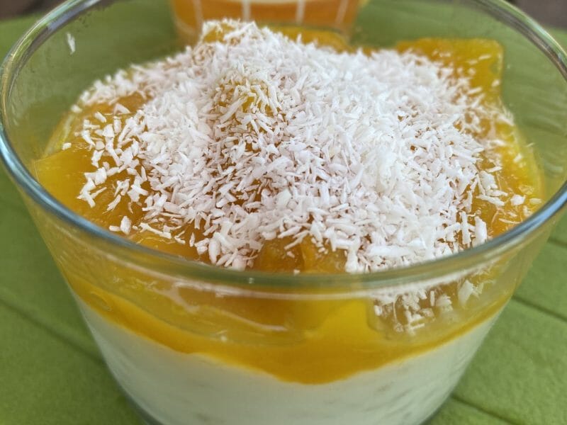 Cliquez pour zoomer ! Riz au lait de coco et mangue Thermomix par Didou68