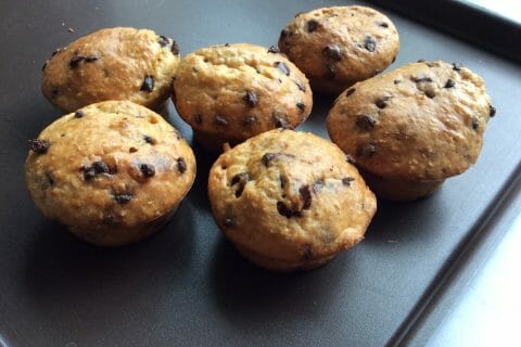 Cliquez pour zoomer ! Muffins au son d’avoine et aux pépites de chocolat au Thermomix