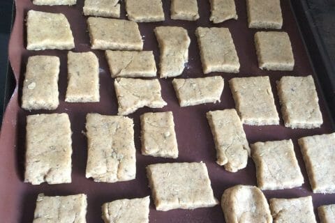 Cliquez pour zoomer ! Canistrelli salés à la châtaigne et aux herbes Thermomix par Didou68