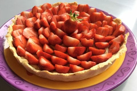 Cliquez pour zoomer ! Tarte aux fraises au Thermomix