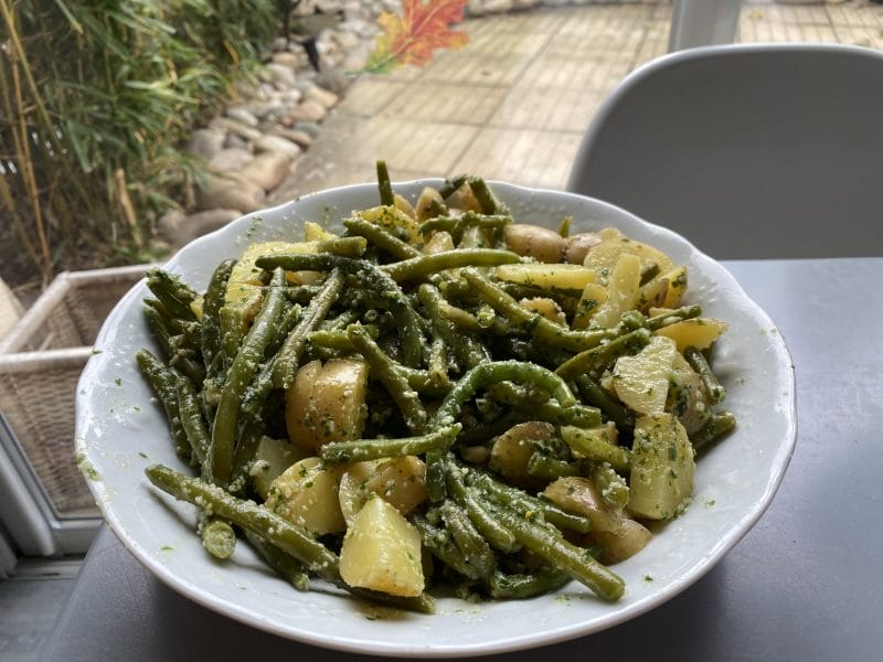 Cliquez pour zoomer ! Pommes de terre et haricots verts à l’ail et au persil Thermomix par Didou68