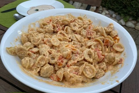 Cliquez pour zoomer ! Pâtes tomates cerises et ricotta Thermomix par Didou68